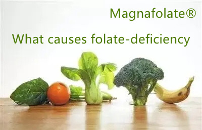 What causes folate-deficiency anemia?