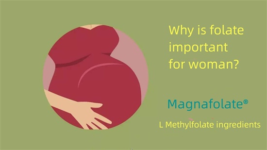 Why is folate important for woman?