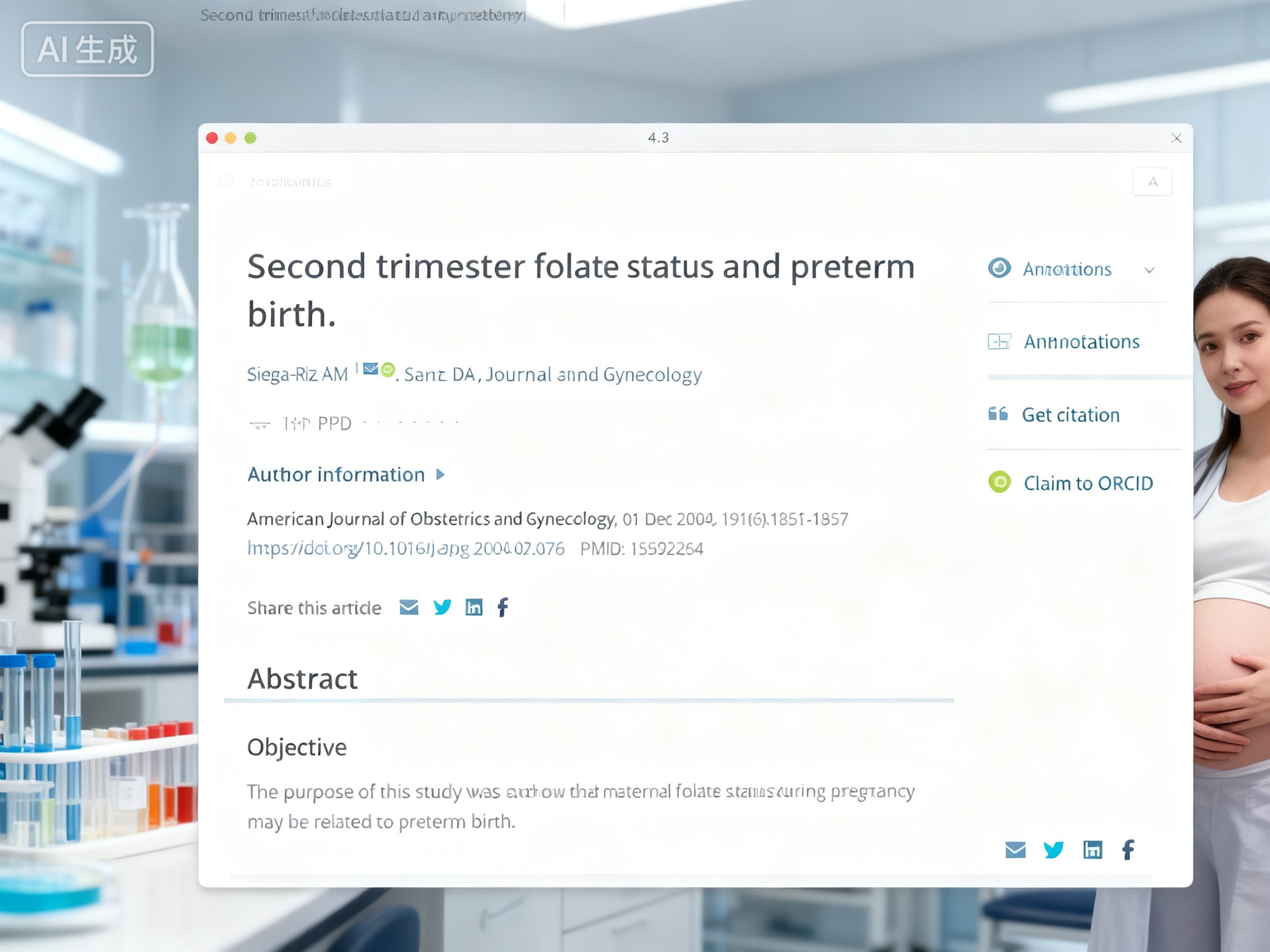 Folate Insufficiency in Second Trimester Increases Preterm Birth Risk by 80%! AJOG Study Reveals Critical Nutritional Window