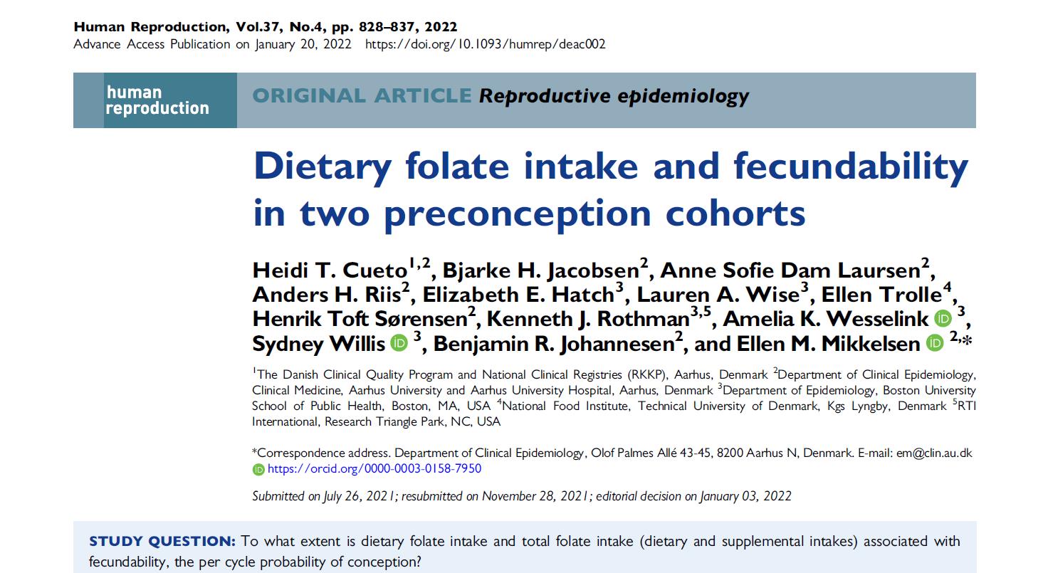 Folic Acid: Could Over One-Third of Expectant Fathers Be Supplementing Incorrectly? New Options for Active Folate Considering Genetic Differences