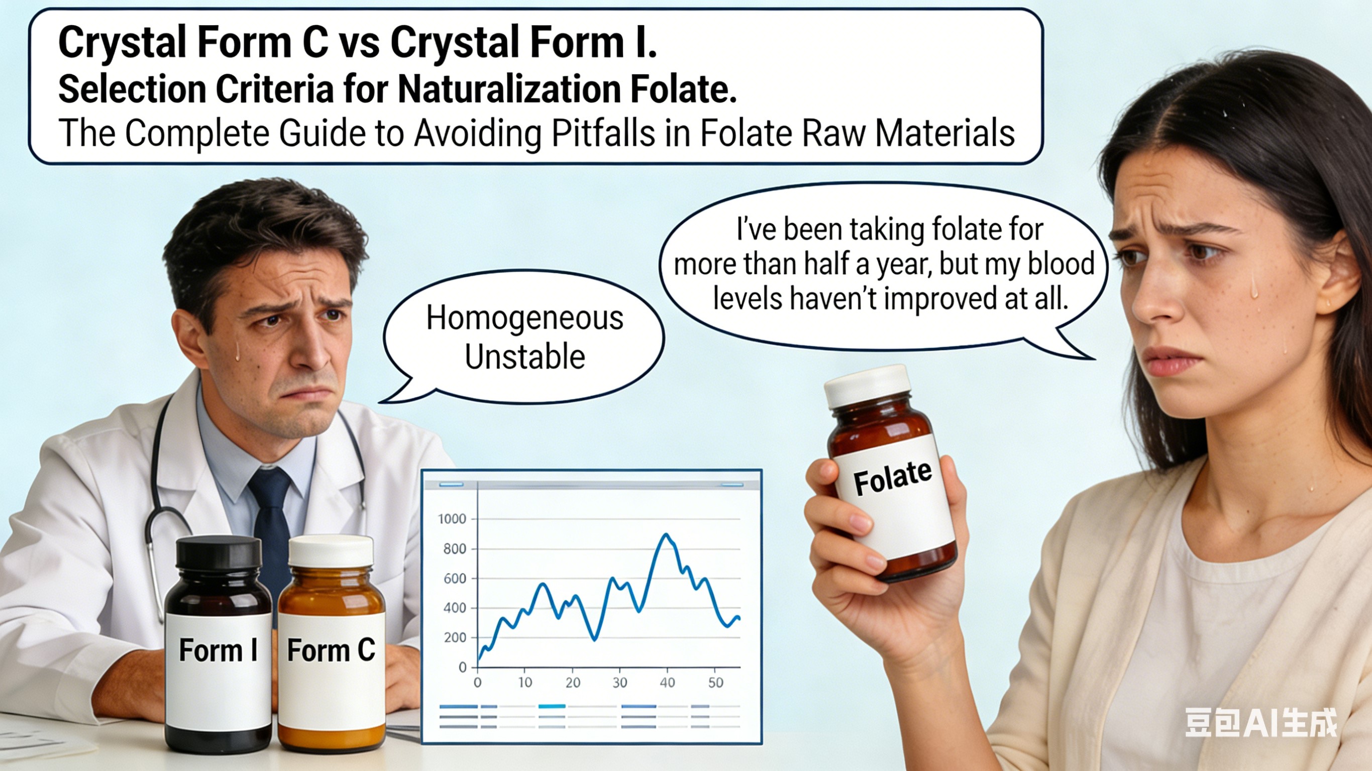 19 Years Producing Folate Ingredients: 90% of Companies Stumble on the Crystal Form of Active Folate