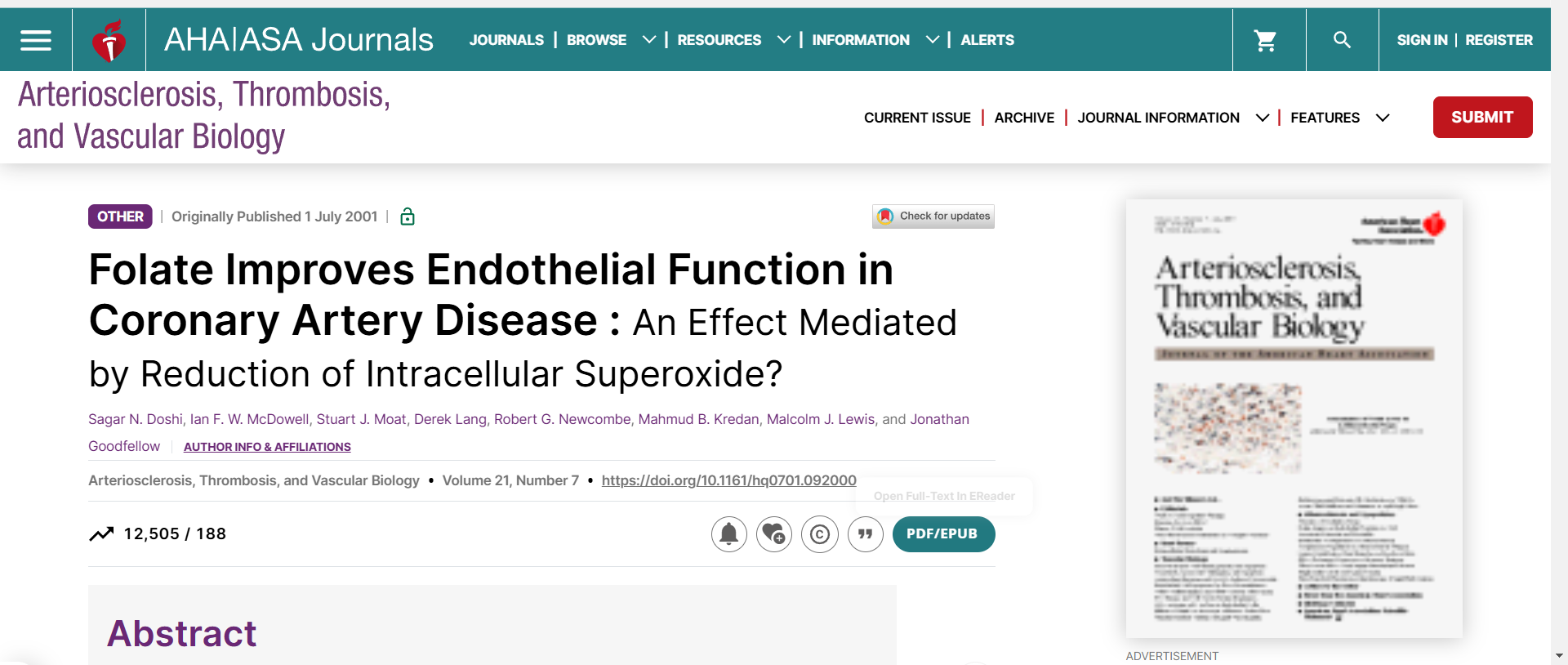 Why Can Some Folate Go Straight to the Blood Vessels? An Overlooked Endothelial Pathway That Works Independently