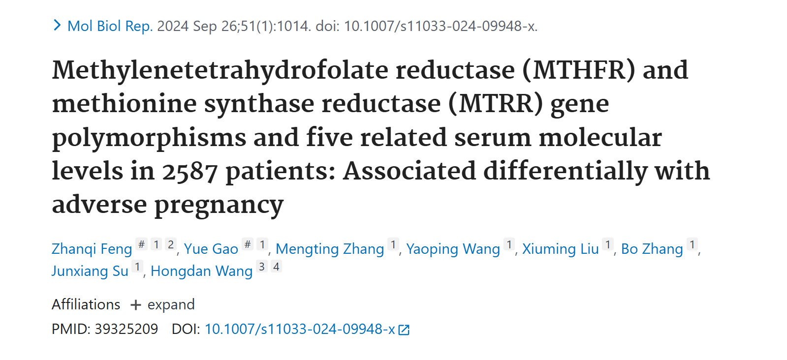 Three Years of Trying to Conceive, Yet No Clear Answers? Don't Overlook Folate Metabolism